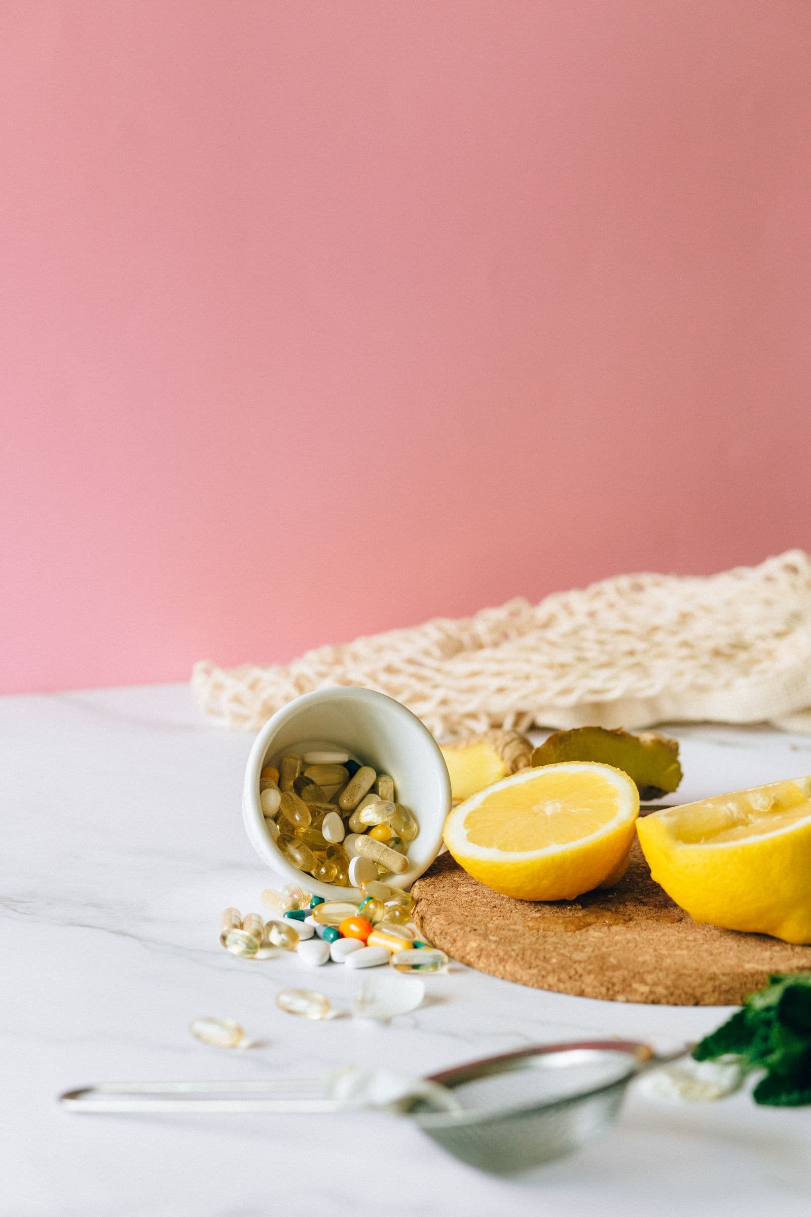 Vitamins and fresh citrus representing the nutritional science behind IV therapy at Innovative Medical Associates